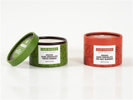 Shallow two-piece tubes for a confection brand